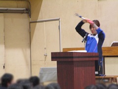 豊田選手の障害についての講演の写真4
