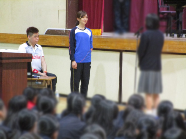 豊田まみ子選手、渡辺敦也選手の写真5 豊田まみ子選手、渡辺敦也選手の写真5