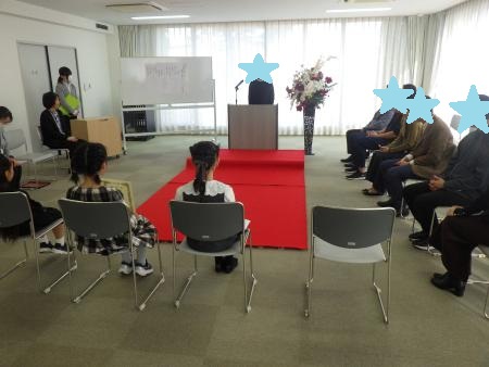 表彰式の様子 表彰式の様子