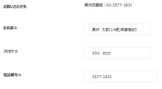 入力例2 入力例2