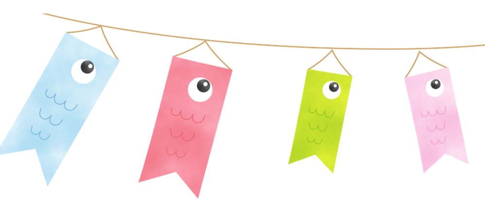 水色 カラフル こいのぼり こどもの日 Instagram投稿