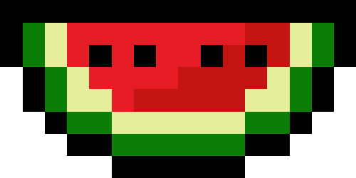 あかいスイカのイラスト